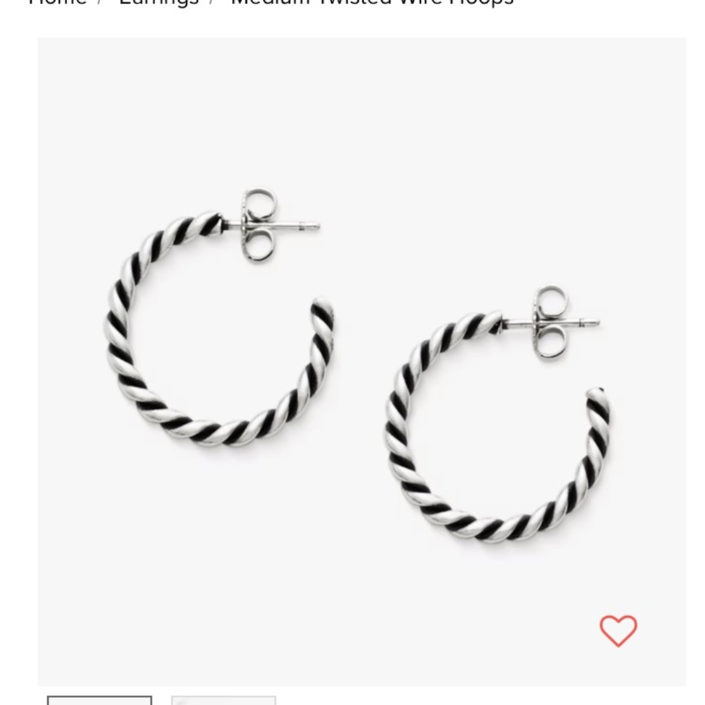 COPY - James Avery Twisted Wire Hoops